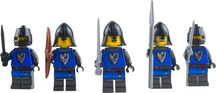 Produktbild LEGO Ritter Minifiguren Set 5 Falkenritter vs. 5 Loewenritter - NEU! Figuren 10x