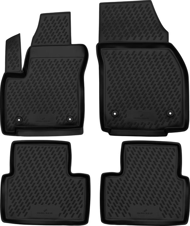 Image du produit Walser Tapis en caoutchouc XTR pour Opel Meriva B 06/2010 - 03/2017 (2 tapis avant + 2 tapis arrière)