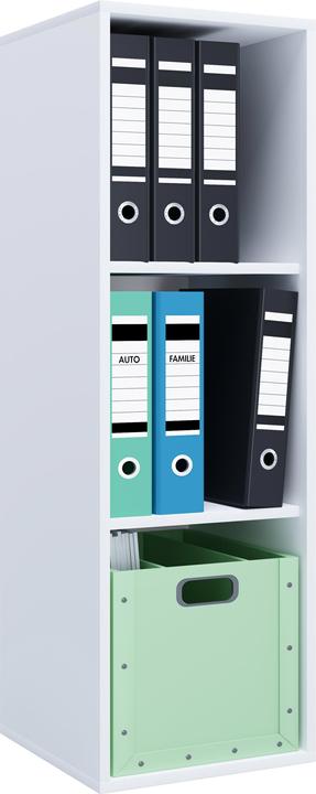 Actual product image VCM Wood office cabinet filing rack Lona l 3 compartments (35 x 37 x 110 cm)