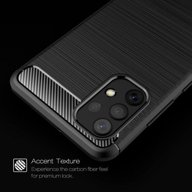 Actual product image MU Style Carbon Fiber TPU Softcase Series (Samsung Galaxy A32)