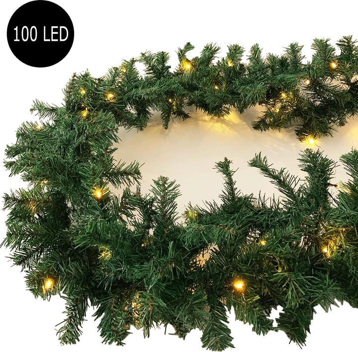 Produktbild Inda-Exclusiv XXL LED Tannengirlande 810cm mit 100 LED