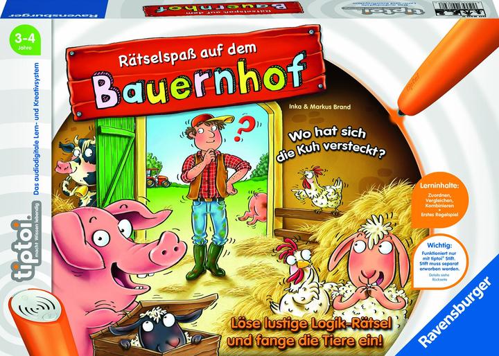 Image du produit tiptoi jeu éducatif puzzle amusant à la ferme (Allemand)