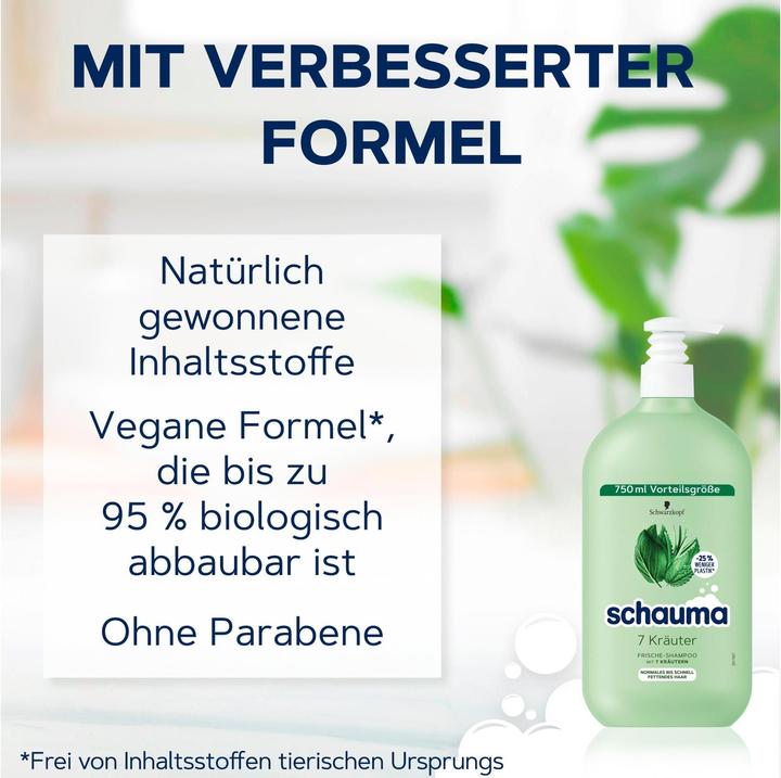 Immagine prodotto Schauma 7 Erbe (750 ml, Shampoo liquido)
