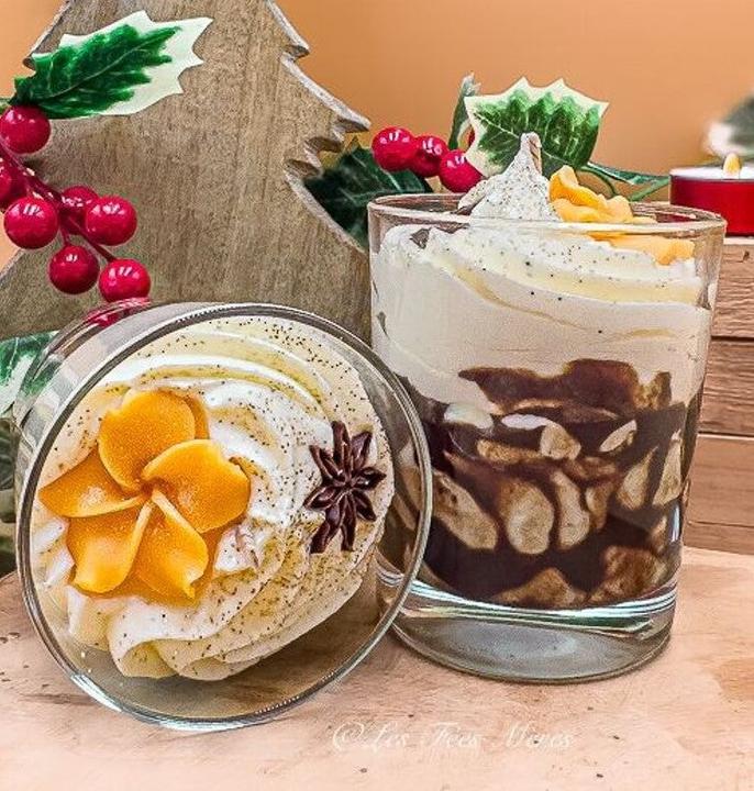 Immagine prodotto Les Fées Mères Candela aromatica Gourmet Candela profumata Candela regalo decorazione - Vaniglia speziata - Fatta (350 g)