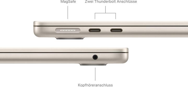 Produktbild Apple MacBook Air – 2024 (13.60", M3, 24 GB, 512 GB, DE)