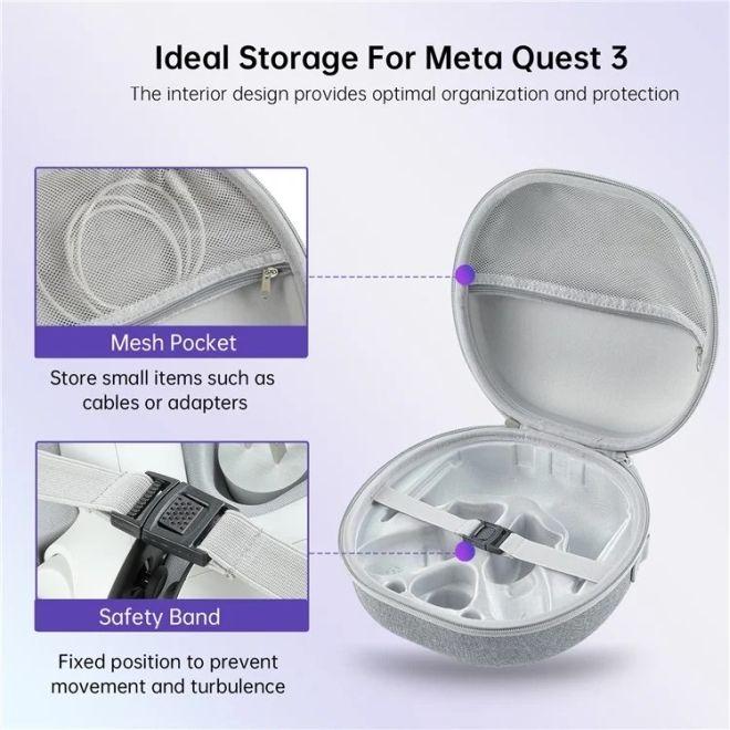 Actual product image JYS Meta Quest 3 Robuste EVA Tragetasche mit Schultergurt