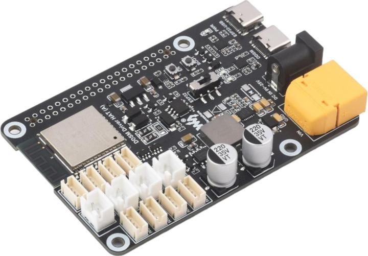 Actual product image WaveShare Direct Drive Servo Motor Driver HAT with ESP32