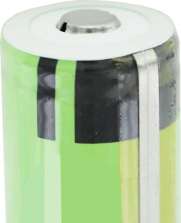 Actual product image Panasonic 18650 battery with protection circuit and fast charger (1 pcs., 18650, 3400 mAh, Battery + charger)
