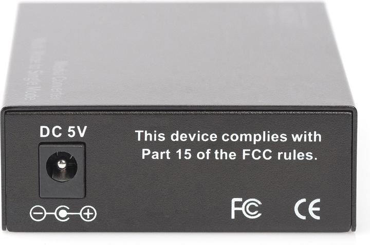 Immagine prodotto Digitus Fast Ethernet multimodale al convertitore di media monomodale SC a SC lunghezza d'onda 1310nm