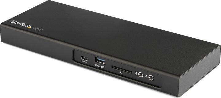 Actual product image StarTech Dual 4K 60Hz Monitor Thunderbolt™ 3 Docking Station - PCIe M.2 and SD Card Reader (Thunderbolt, USB-A, USB-C, 1 Ports)