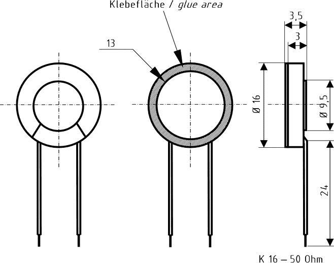 Produktbild Visaton Breitbandlautsprecher K 16, 50 Ohm