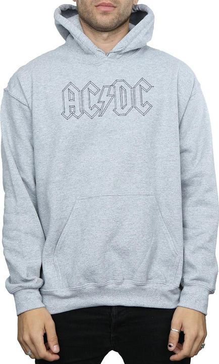 Produktbild AC/DC Black Outline Logo Kapuzenpullover (XXL)