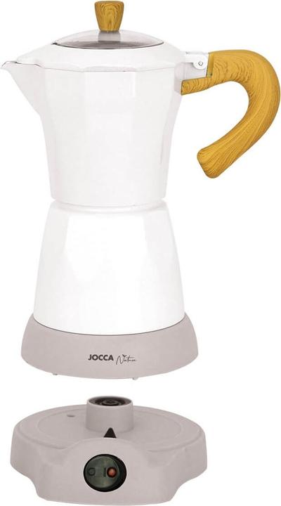 Actual product image Jocca Electric espresso coffee machine in white for up to 6 cups with 360° rotating head (6 T.)