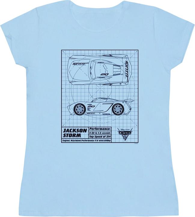 Disney Cars Jackson Storm Blueprint TShirt (M)