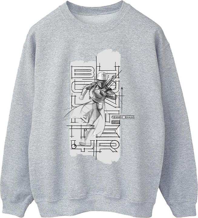 Immagine prodotto Star Wars The Book Of Boba Fett Fennec Illustration Felpa Uomo (XL)