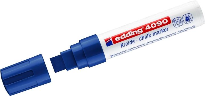 Immagine prodotto Edding 4090 Marcatore a gesso (Blu, 4 mm, 5 x)