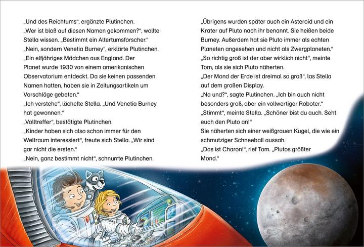 Actual product image Tessloff Der kleine Major Tom. Band 17. Rettungsmission zum Pluto (German, Bernd Flessner, Peter Schilling, 2023)