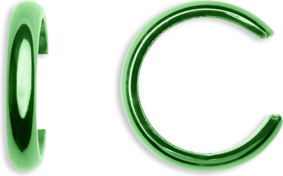 Actual product image Hey Harper Gianna Green Ear cuff (Stainless steel, Gold, Enamel)
