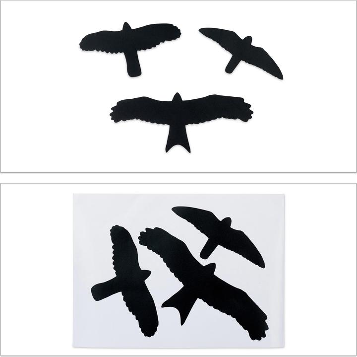 Actual product image Relaxdays Bird Silhouette Stickers Set Of 9