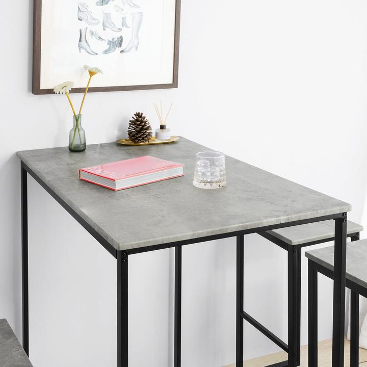 Actual product image SoBuy Bar table with 2 chairs (110 x 97 x 60 cm)