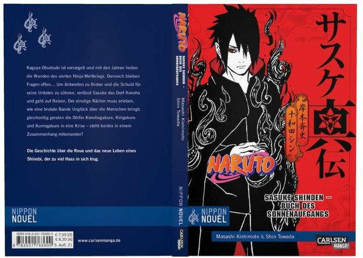 Image du produit Naruto Sasuke Shinden - Buch des Sonnenaufgangs (Nippon Novel) (Allemand, Takashi Yano, 2018)