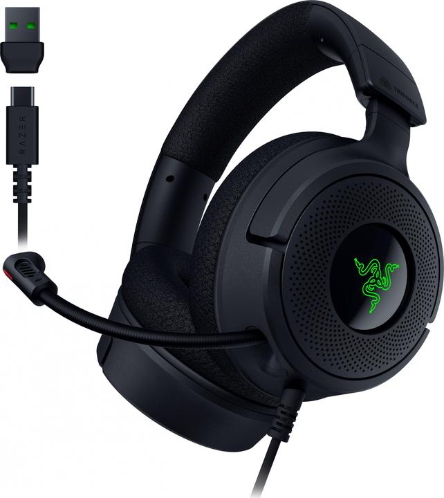 Actual product image Razer Kraken V4 X - Wired gaming headset powered by Chroma™ RGB (Cable)