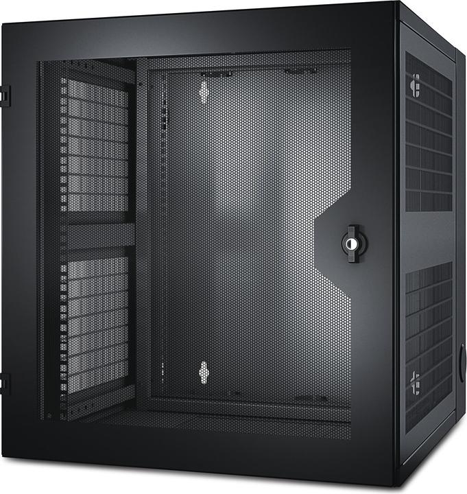 Produktbild APC NetShelter WX 13U Vented Front Door schwarz (13 HE, 19 Zoll Rack)