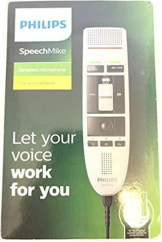 Actual product image Philips LFH3220 SpeechMike III Classic Integrator (without software, slide switch).