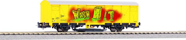 Produktbild Piko H0 54309 H0 Schienenreinigungswagen gelb mit Graffiti der SBB (Spur H0)