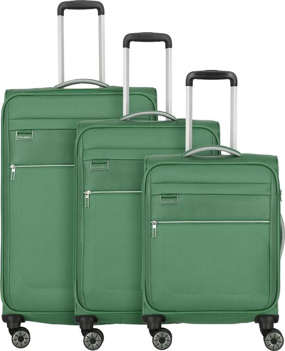 Actual product image Travelite Miigo 4-wheel suitcase set 3-piece with stretch fold (186 l, XL (from 140l))