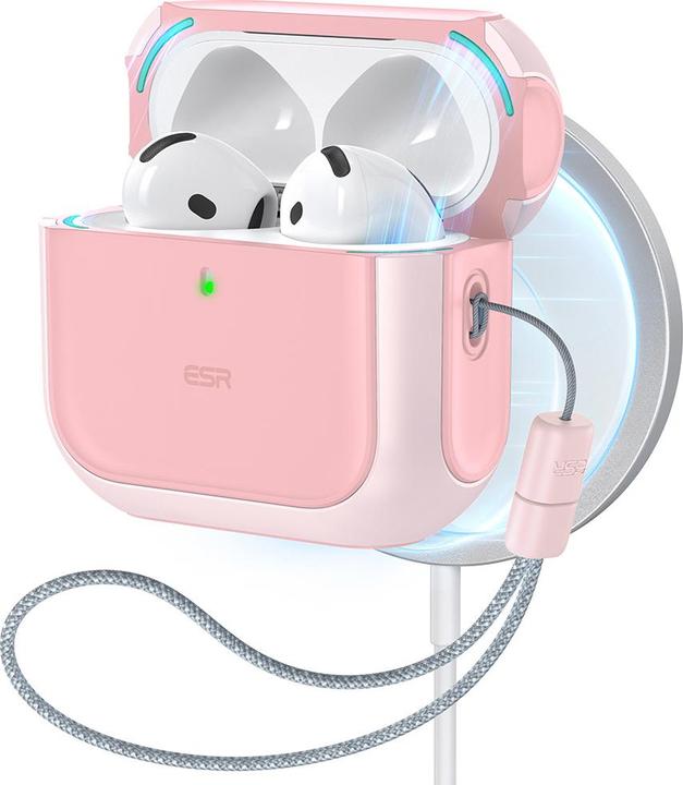 Produktbild ESR Orbit Halolock MagSafe case for AirPods 4 - pink (Kopfhörer Hülle)