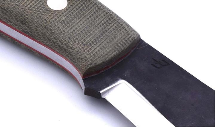 Actual product image Brisa Nessmuk 125 Green Micarta Scandi Firesteel (12.50 cm)