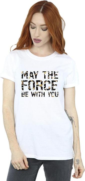 Image du produit Star Wars - T-shirt MAY THE FORCE INFILL - Femme (M)