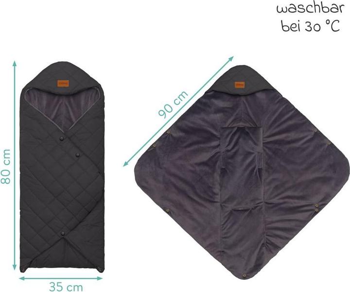 Produktbild Fillikid Fusssäcke für Babyschalen & Babywannen Einschlagdecke Palü für Babyschalen und Babywannen