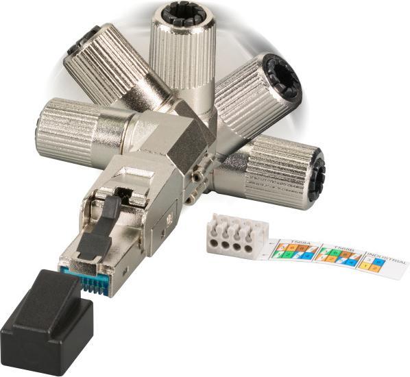 Immagine prodotto EFB Elektronik Produttore: Spina RJ45 Premium STP, Cat.6A/Classe A, cablabile in campo, vo Il...