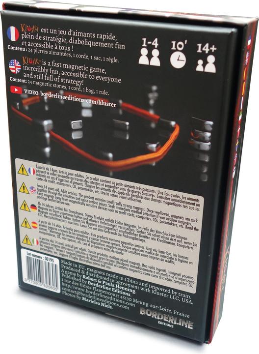 Image du produit Lautapelit Kluster (Allemand, Anglais, Français, Italien)