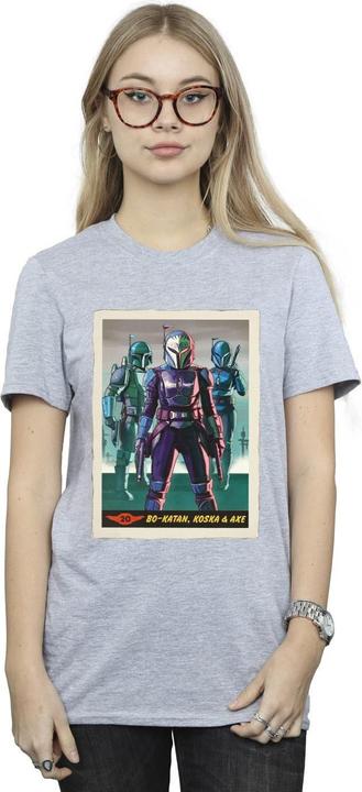Immagine prodotto Star Wars The Mandalorian Bo-Katan Koska and Axe Maglietta Ampia Donna (L)