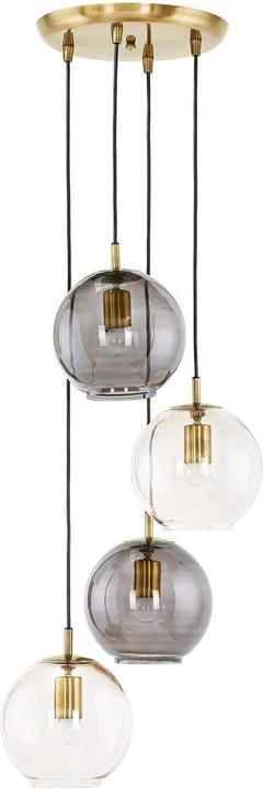 Image du produit Loberon Lampe à suspendre Brontille brun/laiton vieilli (E27)