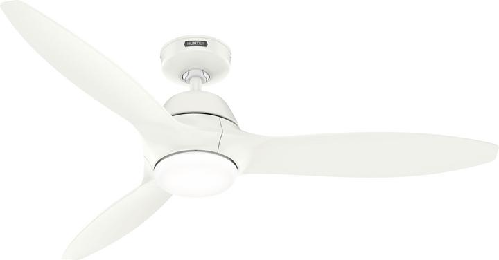 Actual product image Hunter Fans DC Deckenventilator Calabasas Weiss mit LED (40 dB)