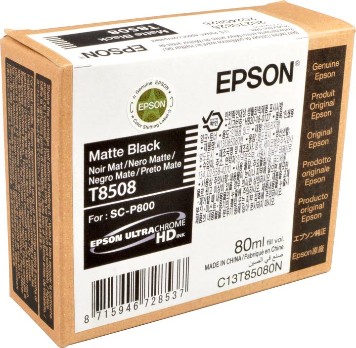 Produktbild Epson T8508 UltraChrome HD (MBK)