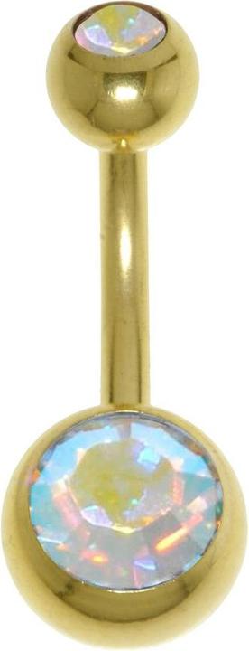 Bijouteria Bauchpiercing (Chirurgenstahl, Swarovski Kristall)