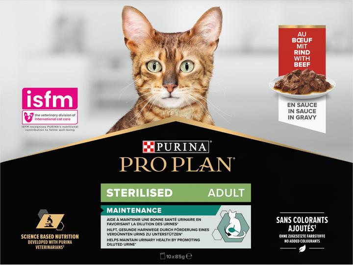 Image du produit Purina ONE Sterilised NUTRISAVOUR (Adulte, 10 pcs, 850 g)