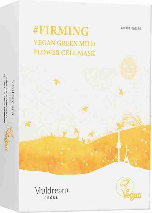 Image du produit Muldream Masque végétalien vert doux pour cellules florales