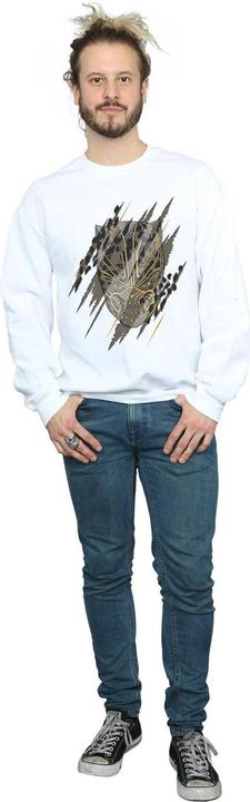 Image du produit Mens Black Panther Gold Head Cotton Sweatshirt (3XL)