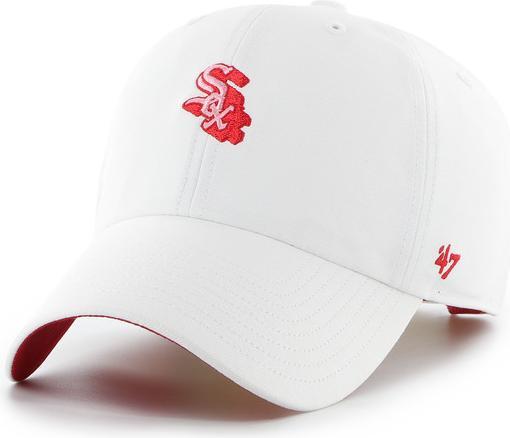 47 Brand Chicago White Sox Baseballkappe MLB Chop Shop Clean Up (One Size)