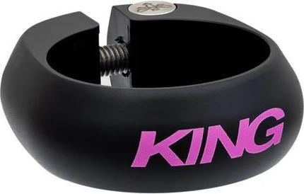 Actual product image Chris King Seatpost Collar, 31.8mm, two tone black/punch