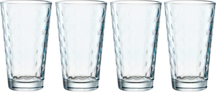Leonardo Trinkbecher LD Optic XL 540 ml, 4 Stück, Hellblau (0.54 l, 4 x)