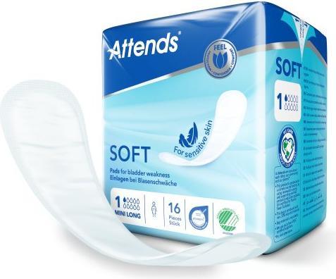 Produktbild Attends Soft 1 Mini Long Einlagen (16 x, Mini)