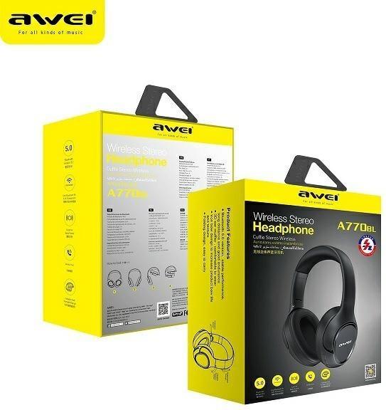 Actual product image adidas słuchawki nauszne Bluetooth A770BL czarny/black (100 h, Cable)