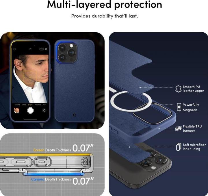 Image du produit Cyrill Kajuk Mag Magsafe Iphone 15 Pro Max Marine (Apple iPhone 15 Pro Max)